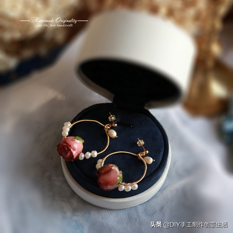 永生花首饰手工diy制作,制作永生花首饰