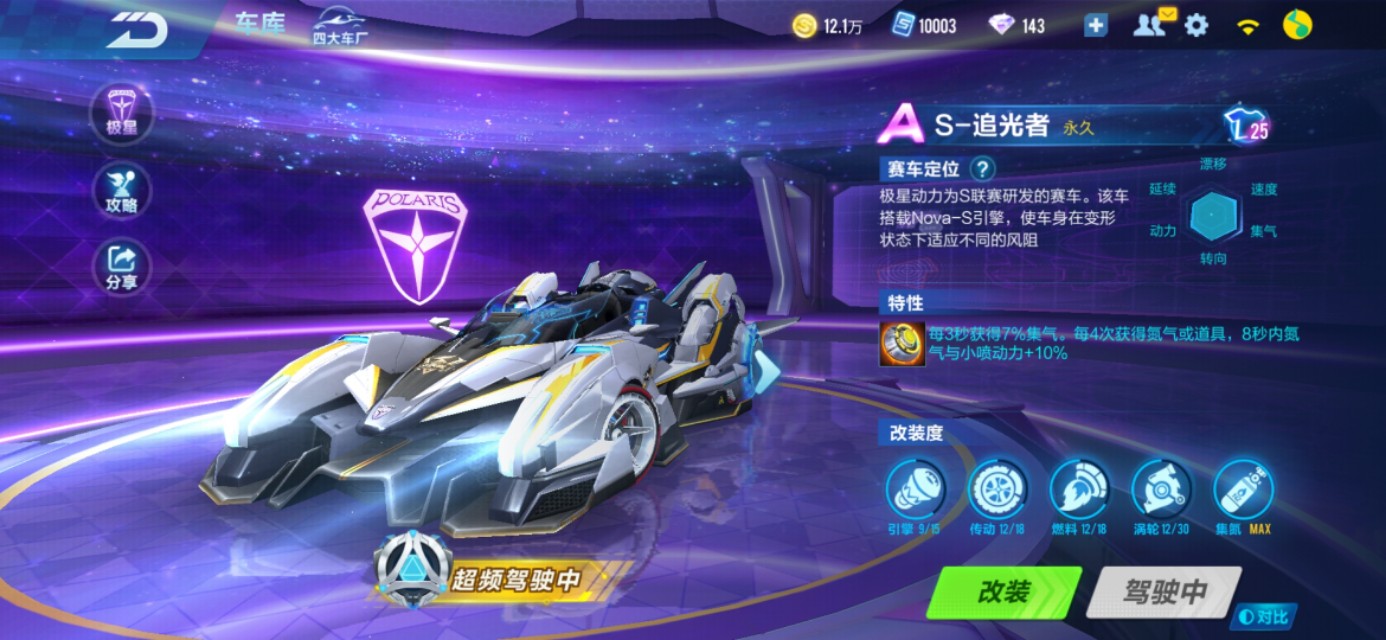 神风玉堂和追光者,qq飞车手游神风玉堂是不是最强a车