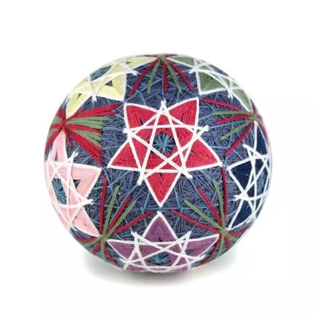 红底樱花手鞠球编织视频,大唐手鞠球编织教程