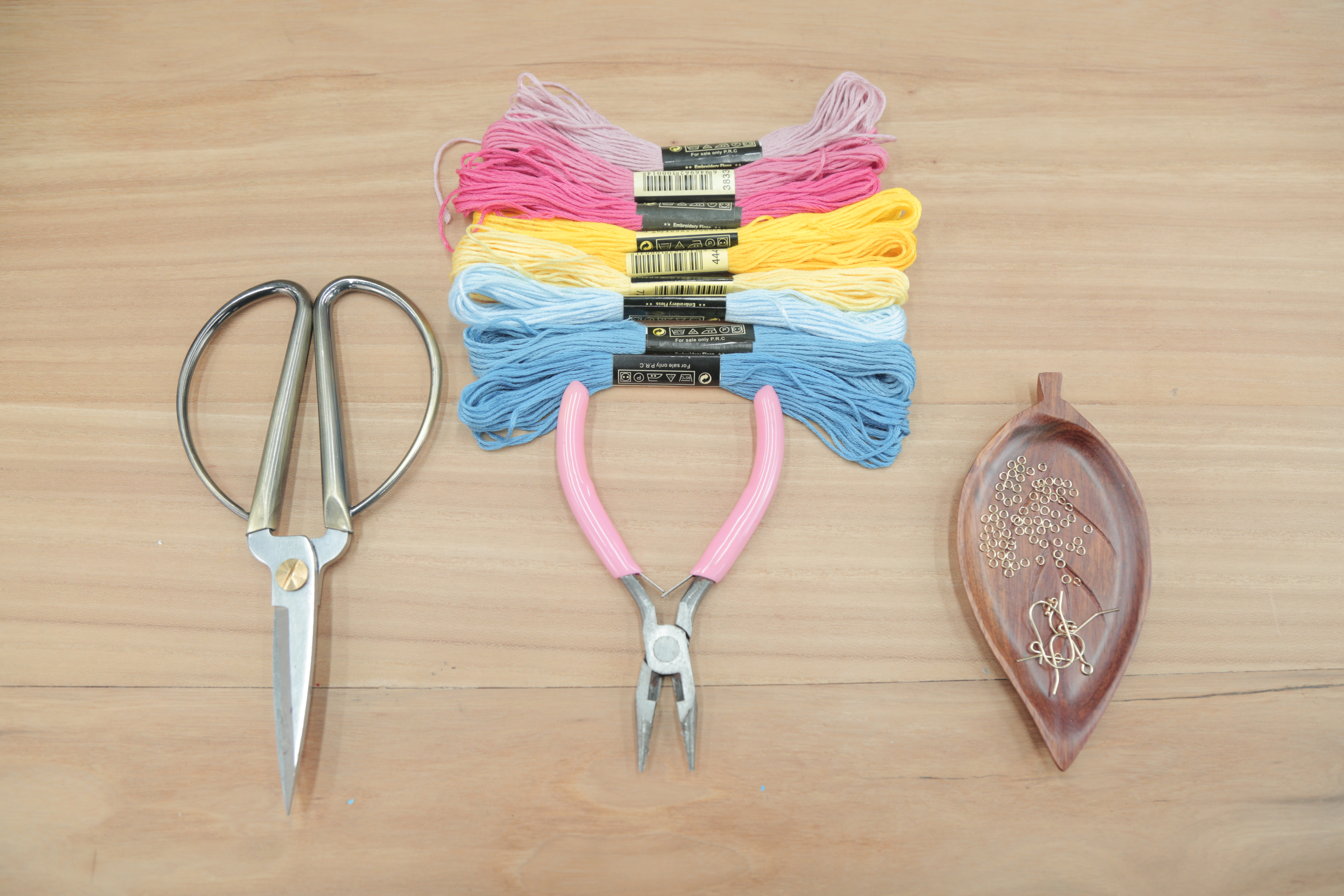 复古羽毛耳环,手工马海毛耳环