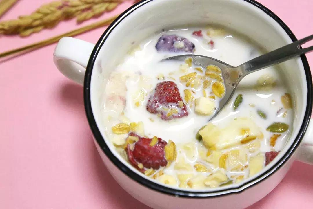 减脂水果坚果混合麦片即食早餐,欣善怡澳洲原装麦片低脂即食早餐