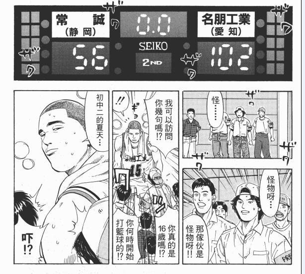 灌篮高手说中国男篮,灌篮高手日本高中联赛