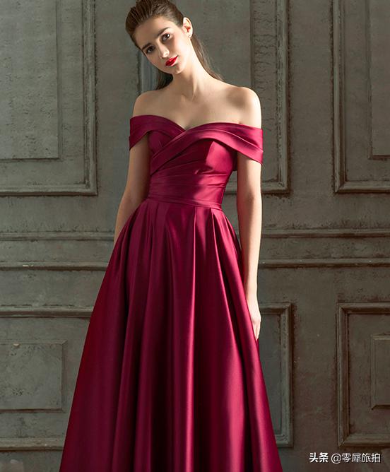 一件别致新颖的黑色敬酒服,一件得体的服装搭配