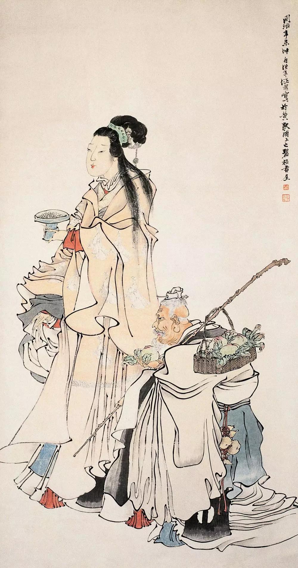 任伯年人物写意画 (任伯年写意人物作品鉴赏)