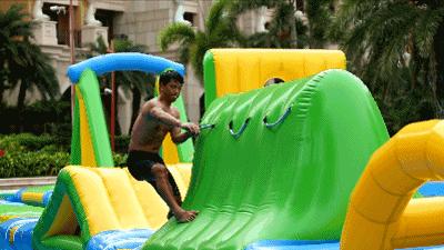 珠海长隆水上乐园刺激儿童也能玩,珠海长隆水上乐园空中旋转