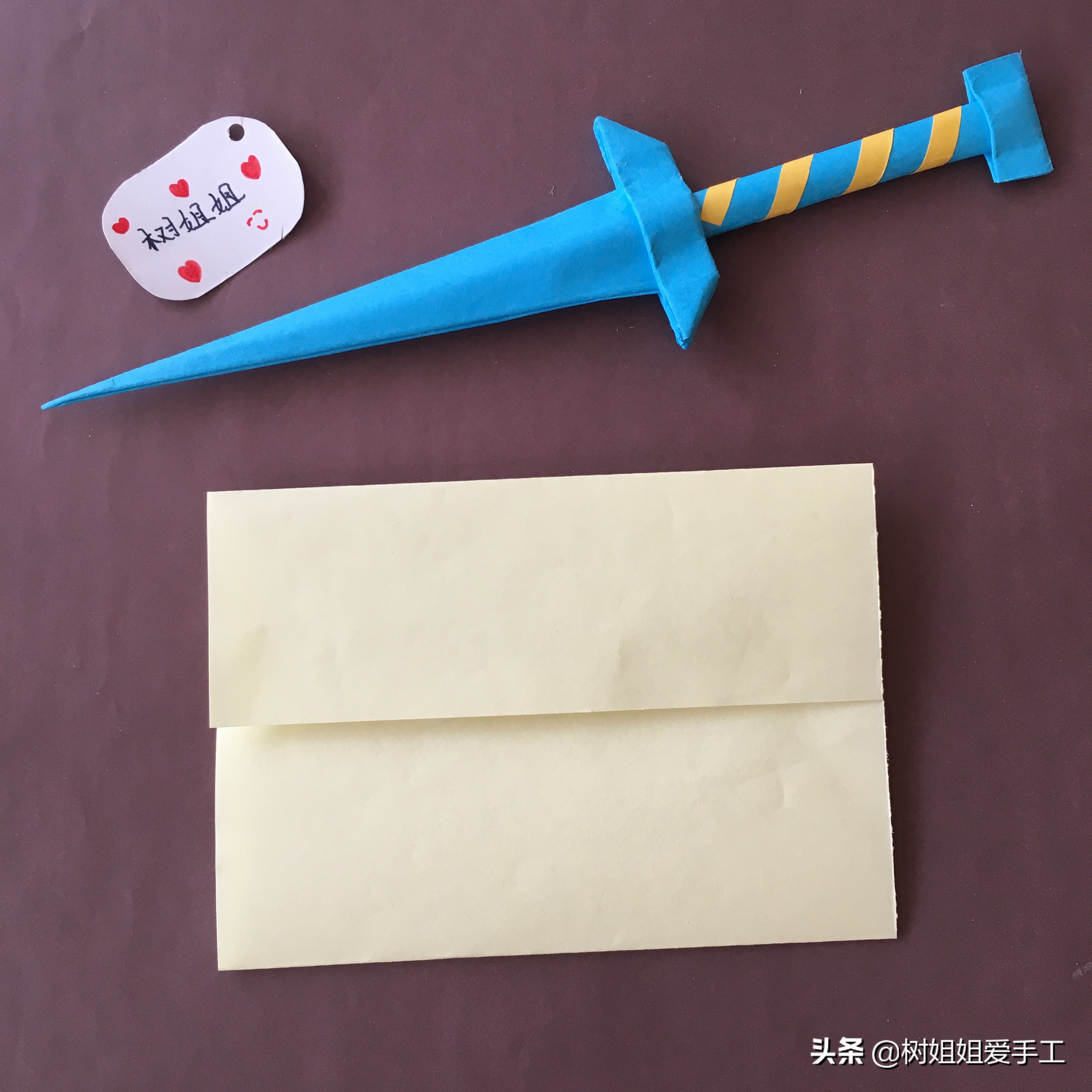 儿童折纸兵器教学,折纸兵器大全简单又漂亮