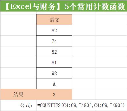 工作常用excel函数sum,excel行计数用什么函数