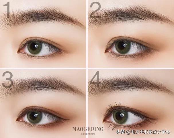 四色眼影盘怎么画眼影,新手眼影怎么画真的简单又好看