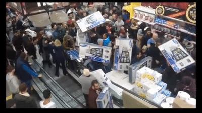 黑五疯狂打折视频,黑五全球狂欢购物节