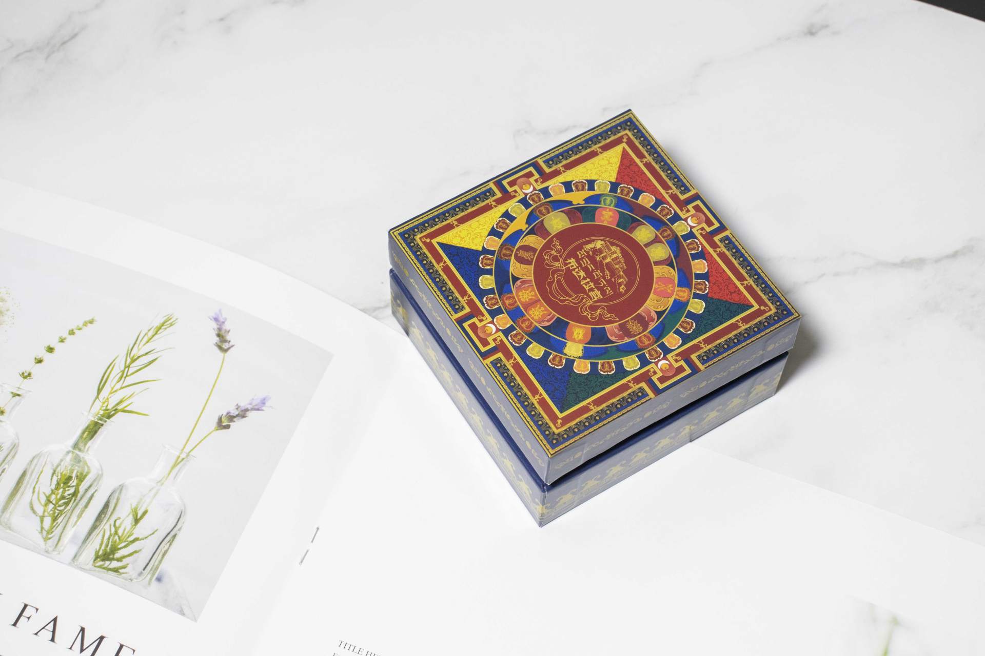 宫廷复古风饰品手链珍珠,布达拉宫手链银曜石