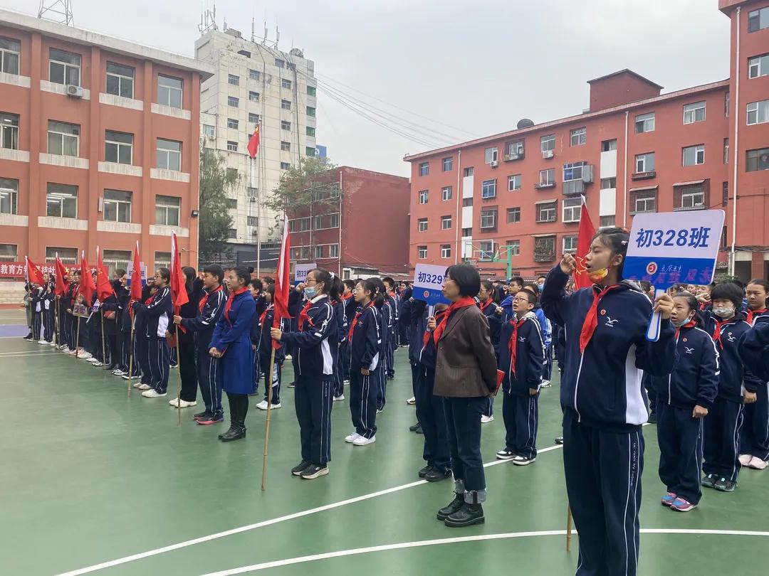 请党放心强国有我五年级朗诵,太原少先队建队日活动