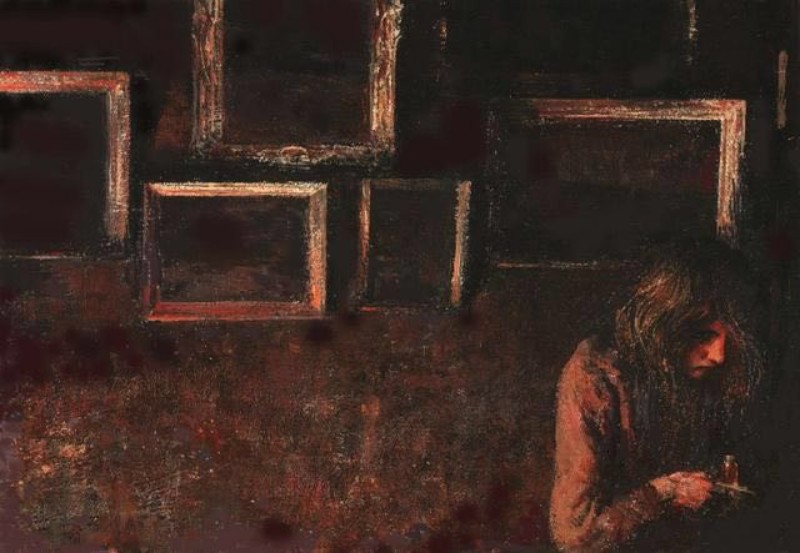 何多苓连环画雪雁,何多苓的经典创作雪雁