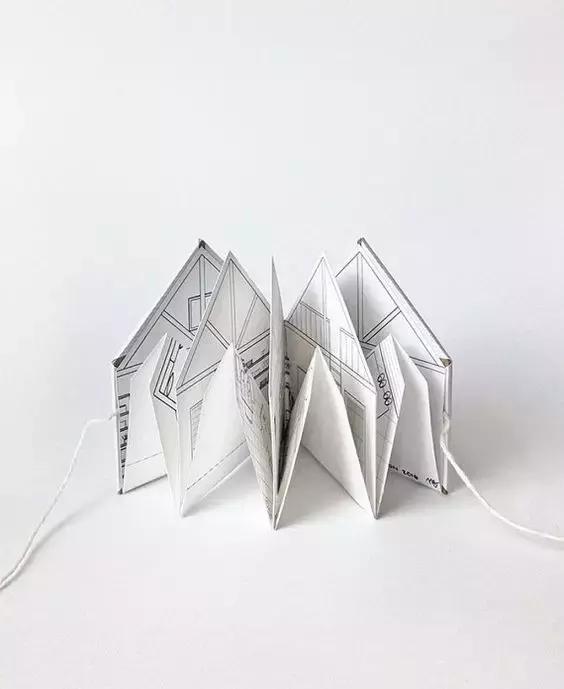 手工折立体房子,纸折立体房子