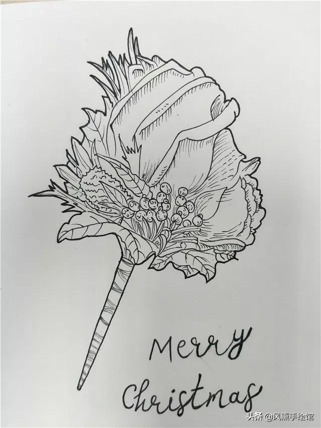 圣诞贺卡手工创意,圣诞节贺卡美术作品