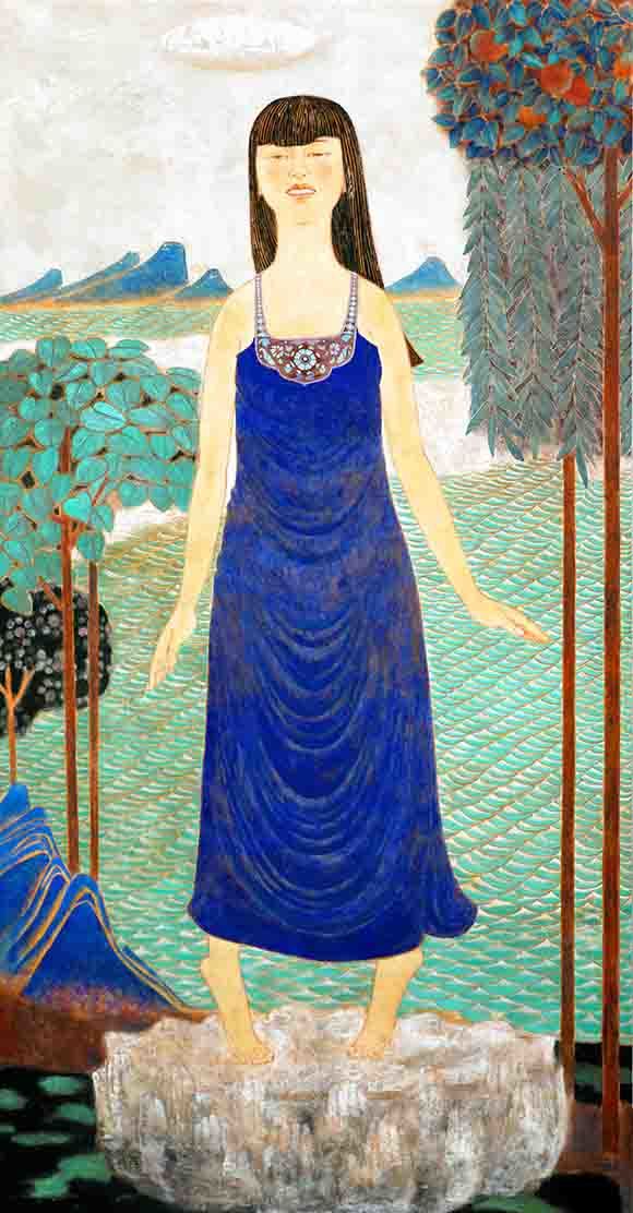 栗东旭画家作品,栗东旭国画