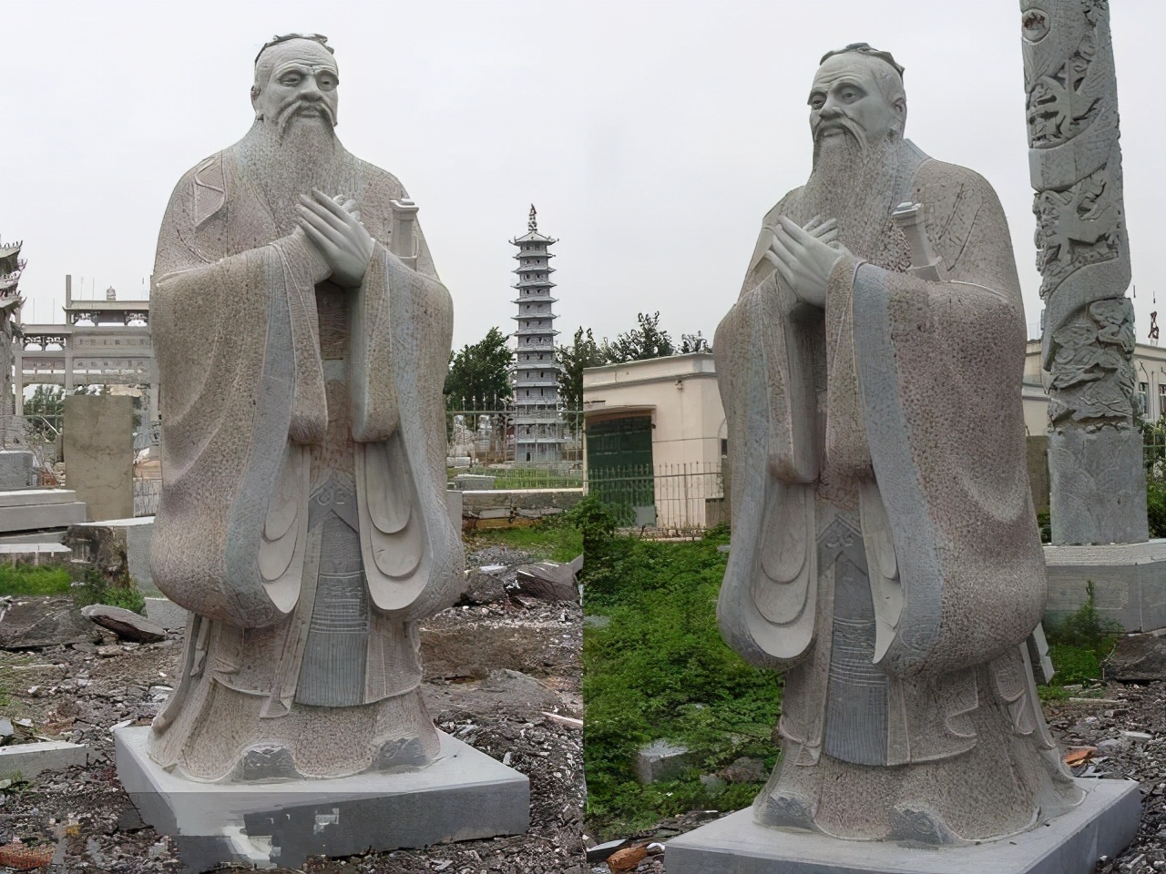 赞美孔子的对联100副,老子孔子孟子庄子五字对联