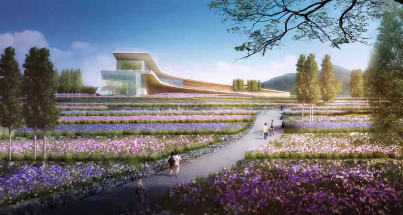 草原上的城市乌兰浩特,草原上升起不落的太阳夕阳正红