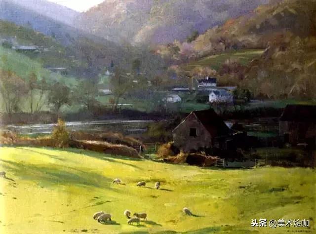 一组风景油画,一组好看的风景油画图