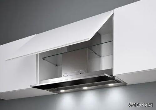 侧吸油烟机被吊柜挡住,油烟机排烟管吊柜遮挡