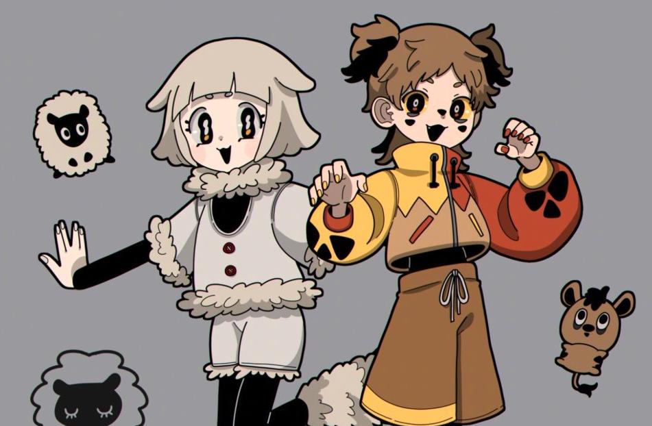 可爱的卡通动物拟人,画风精致的动物拟人化