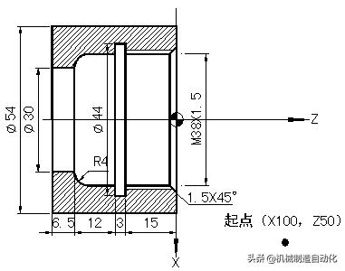 数控车床编程实例,数控车床编程实例攻丝