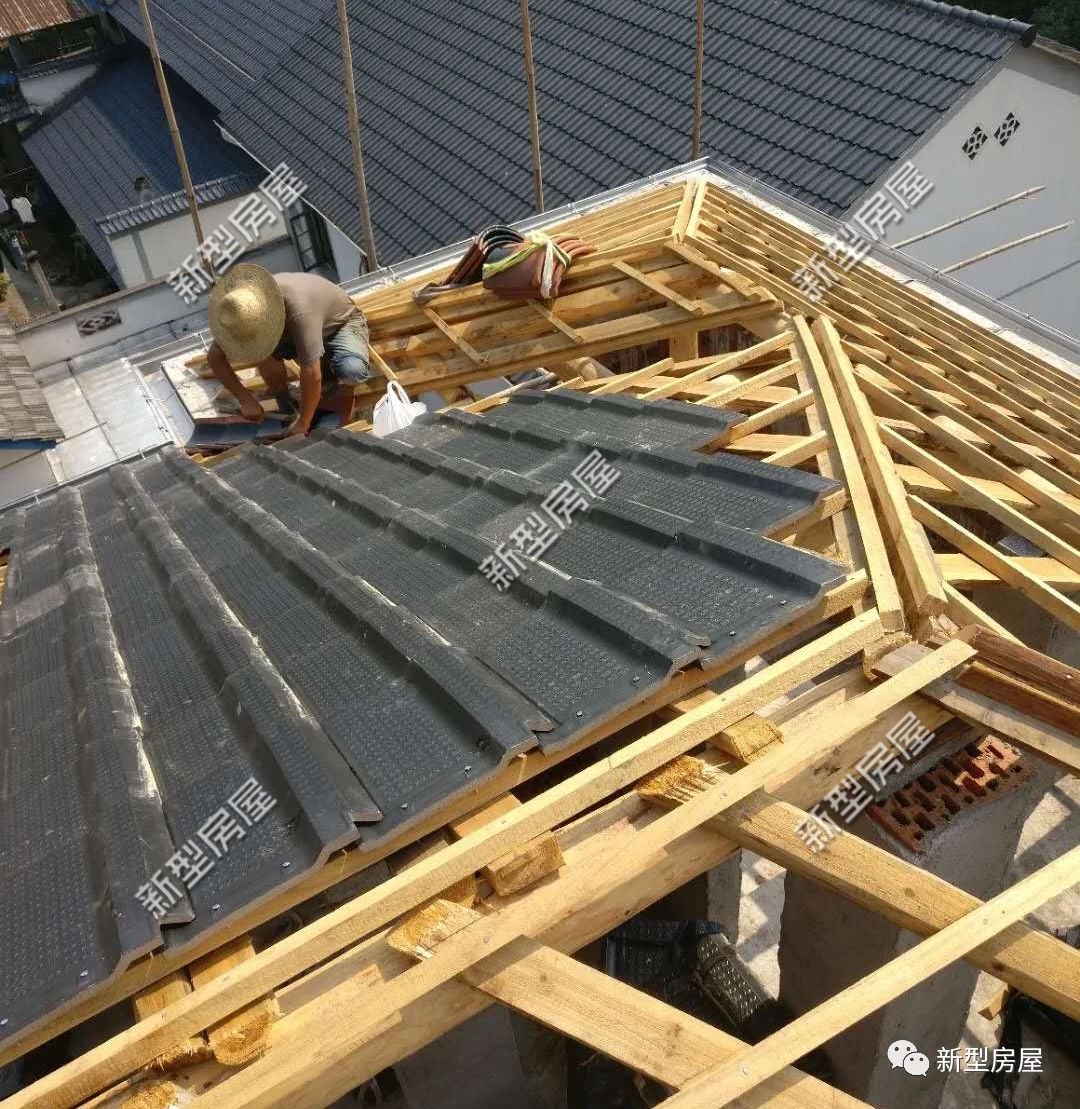 自建房屋顶贴完瓦怎样修补颜色,农村屋面瓦怎么盖最标准