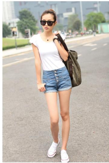 夏季腿粗显瘦牛仔裤,腿粗腰粗的女生该怎么选裤子