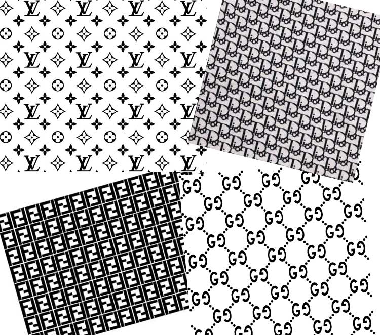 经典老花大牌包包,各大品牌老花图案