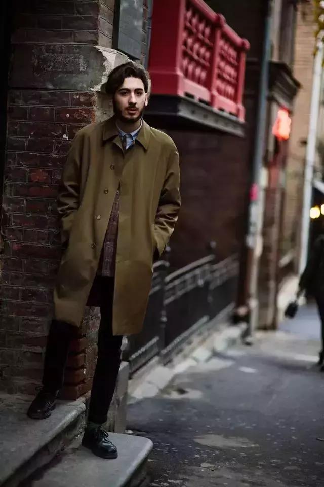 男生秋冬大衣怎么穿才高级,男士秋冬呢大衣穿搭高级感