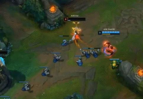 全明星中韩大战：UZI招牌VN难以力挽狂澜！LPL惨被LCK暴打