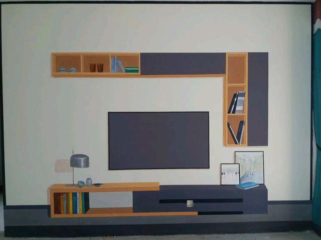 怎么给自己家的墙画墙绘,房地产3d效果图设计制作