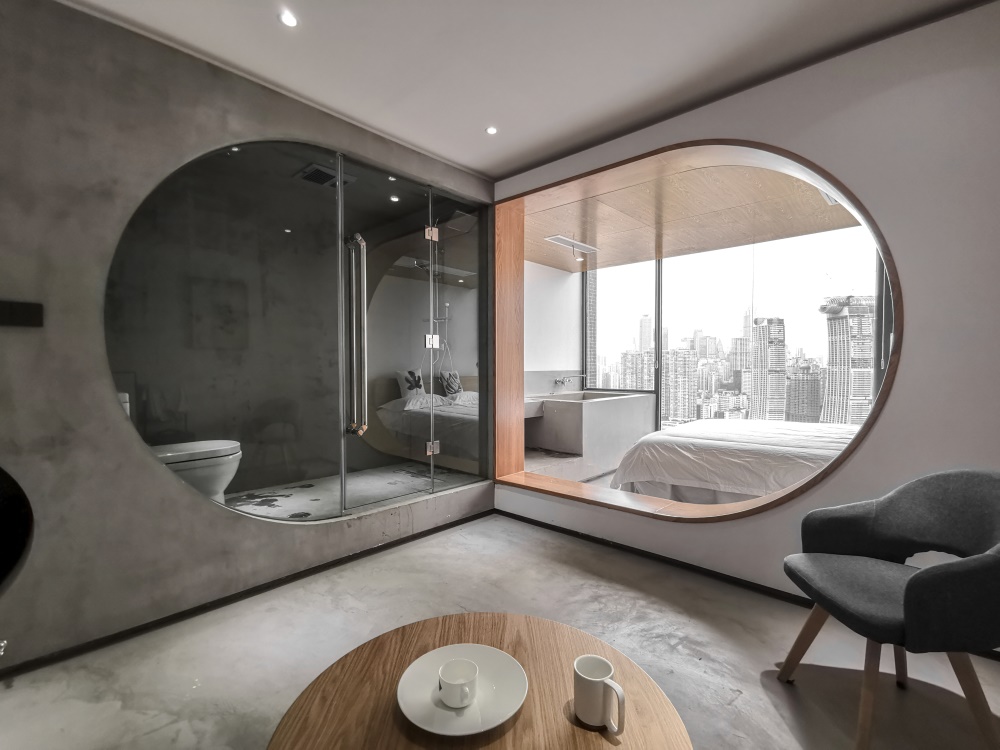 月河对影重庆江景民宿,民宿月河对影