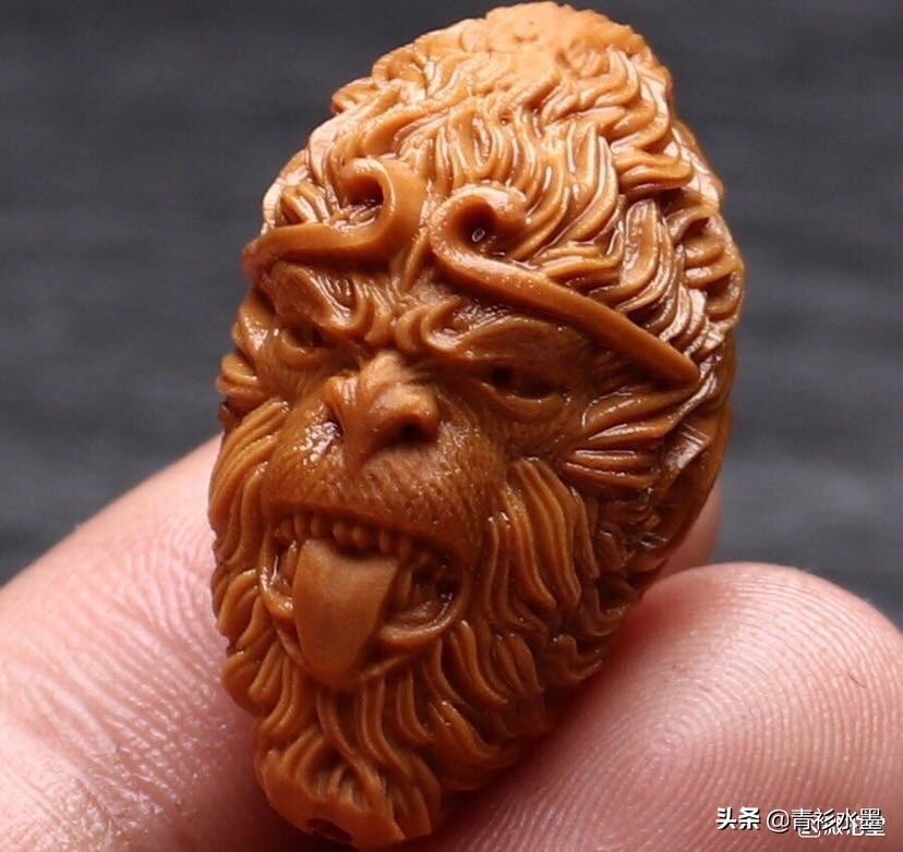 橄榄核适合初学者的核雕图案,橄榄核雕价值