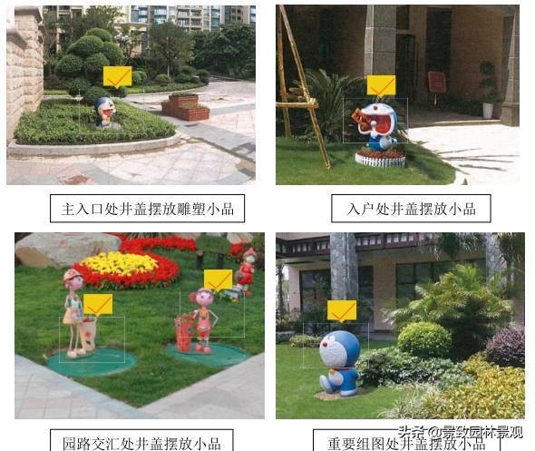 小区井盖景观美化,小区路面美化创意