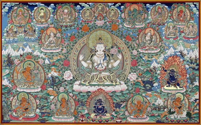 唐卡欣赏,唐卡视频作品