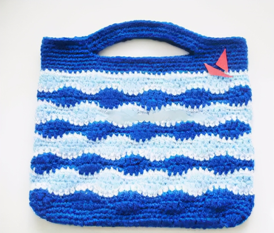 钩针手提袋编织教程,钩针编织手提袋教程