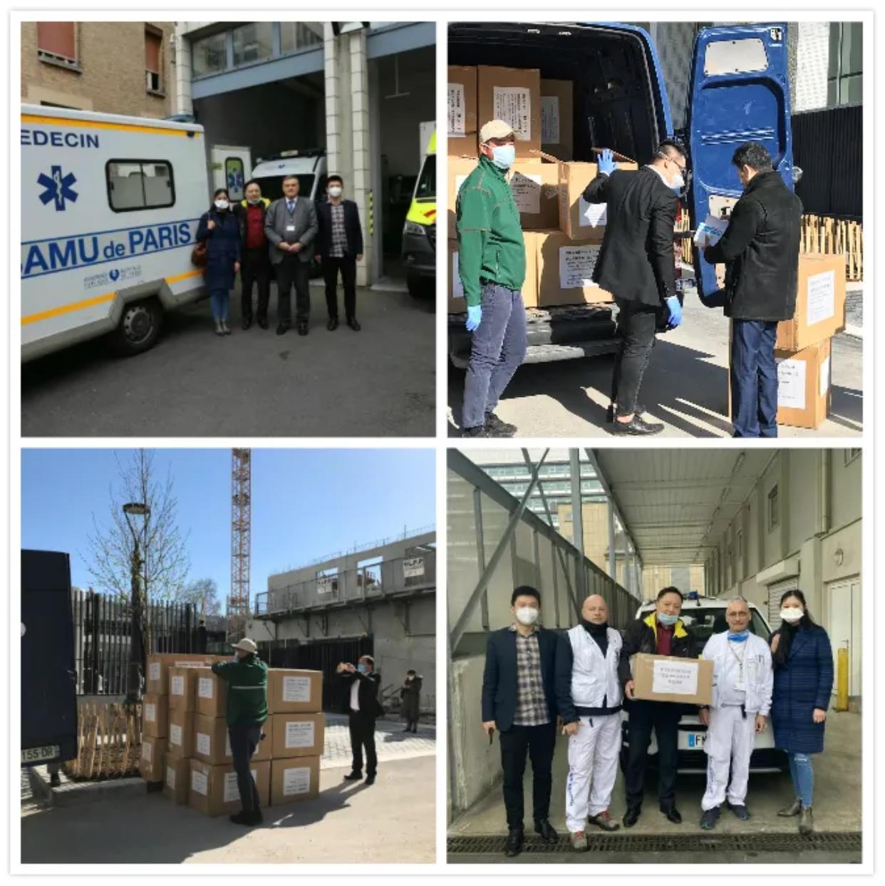 法国护士抗议不穿防护服,法国医护在巴黎抗议示威