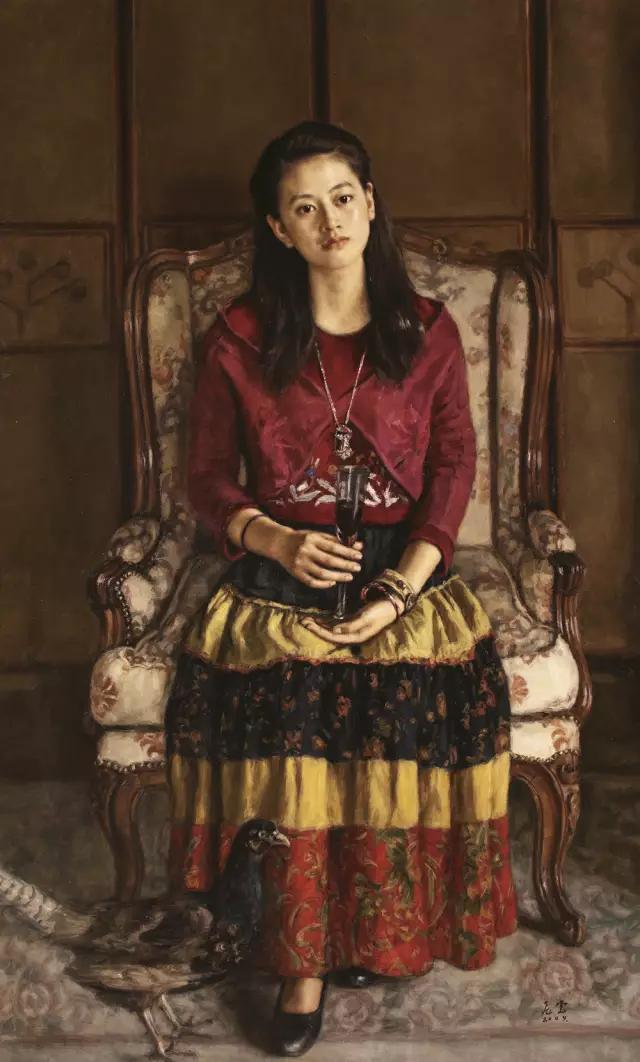 新婚作画拍卖,新婚画妻子