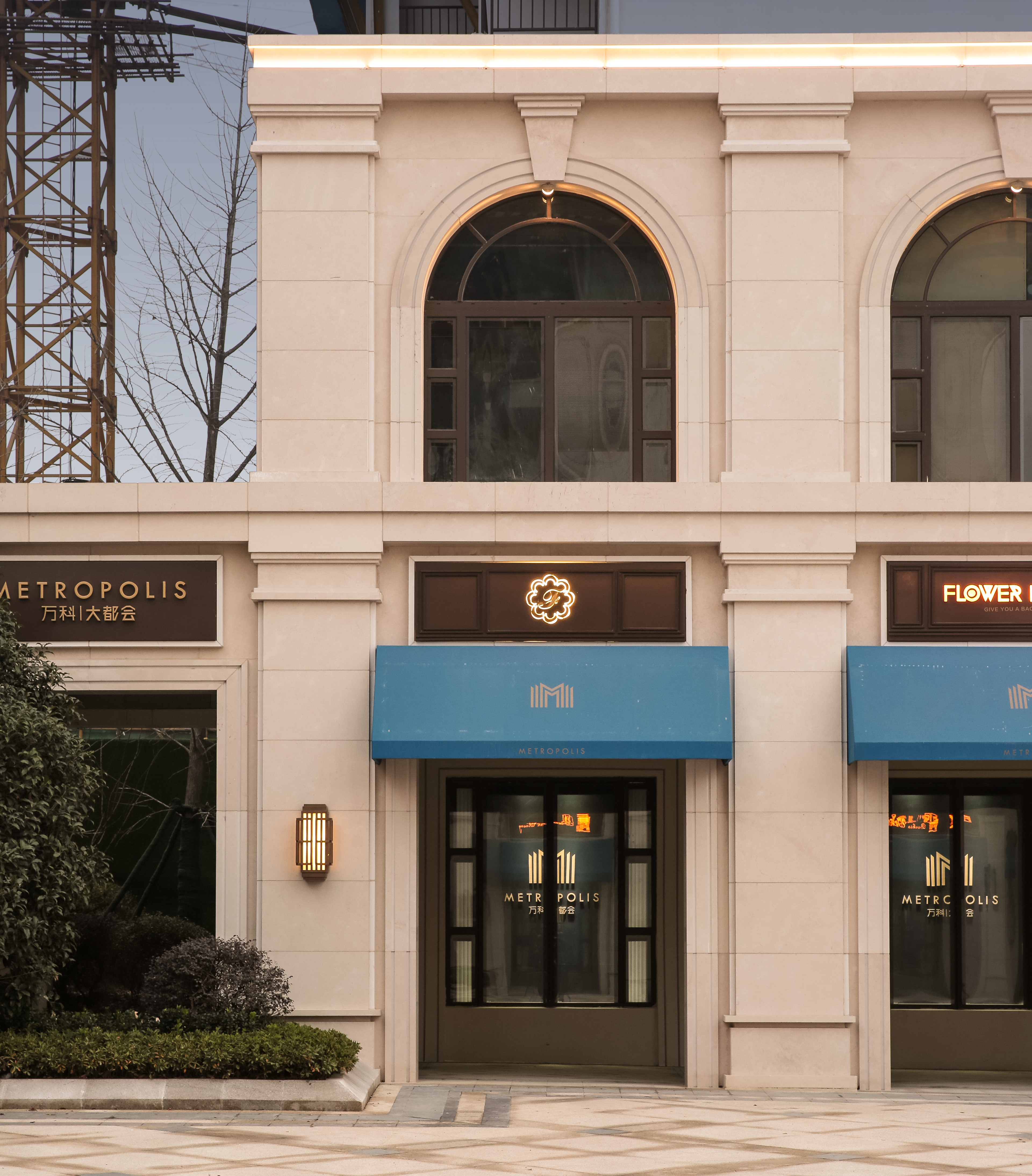 万科大都会大堂实景,南京万科大都会