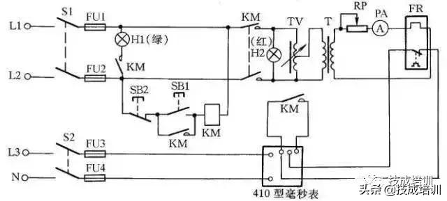 变压器和交流接触器的接线方法,三相电机接触器加继电器接线图