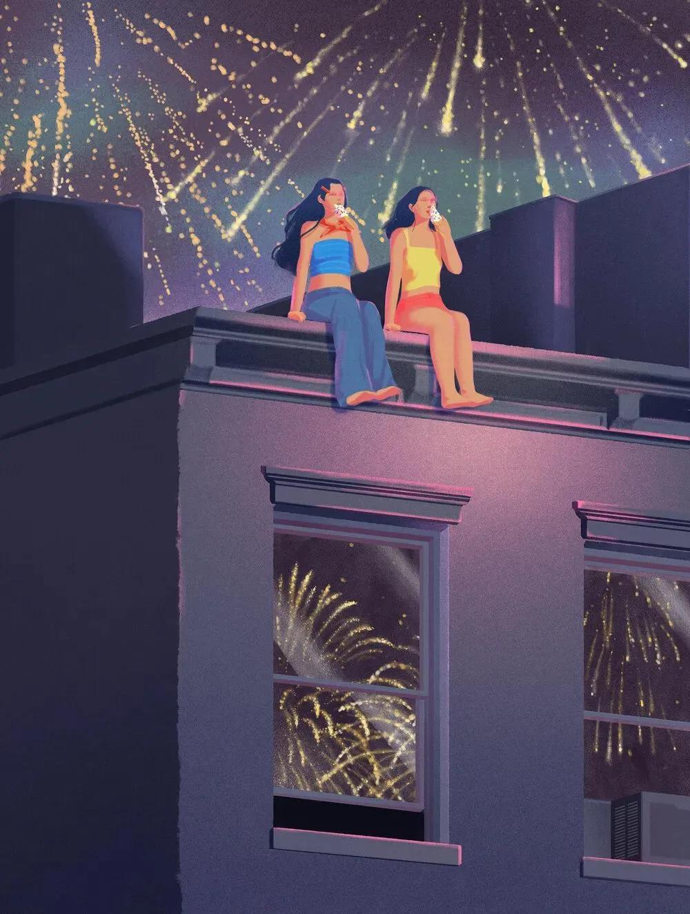 美国纽约视觉艺术学院插画,插画毕业展