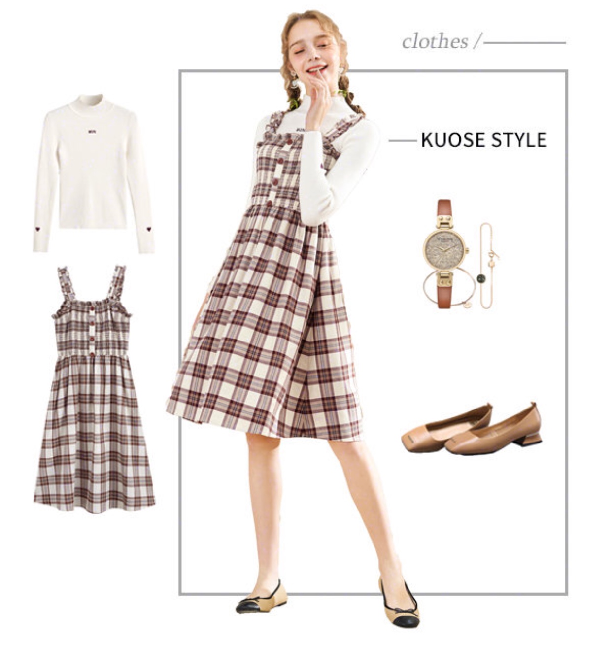 仙女裙穿搭春天,春季仙女套装裙