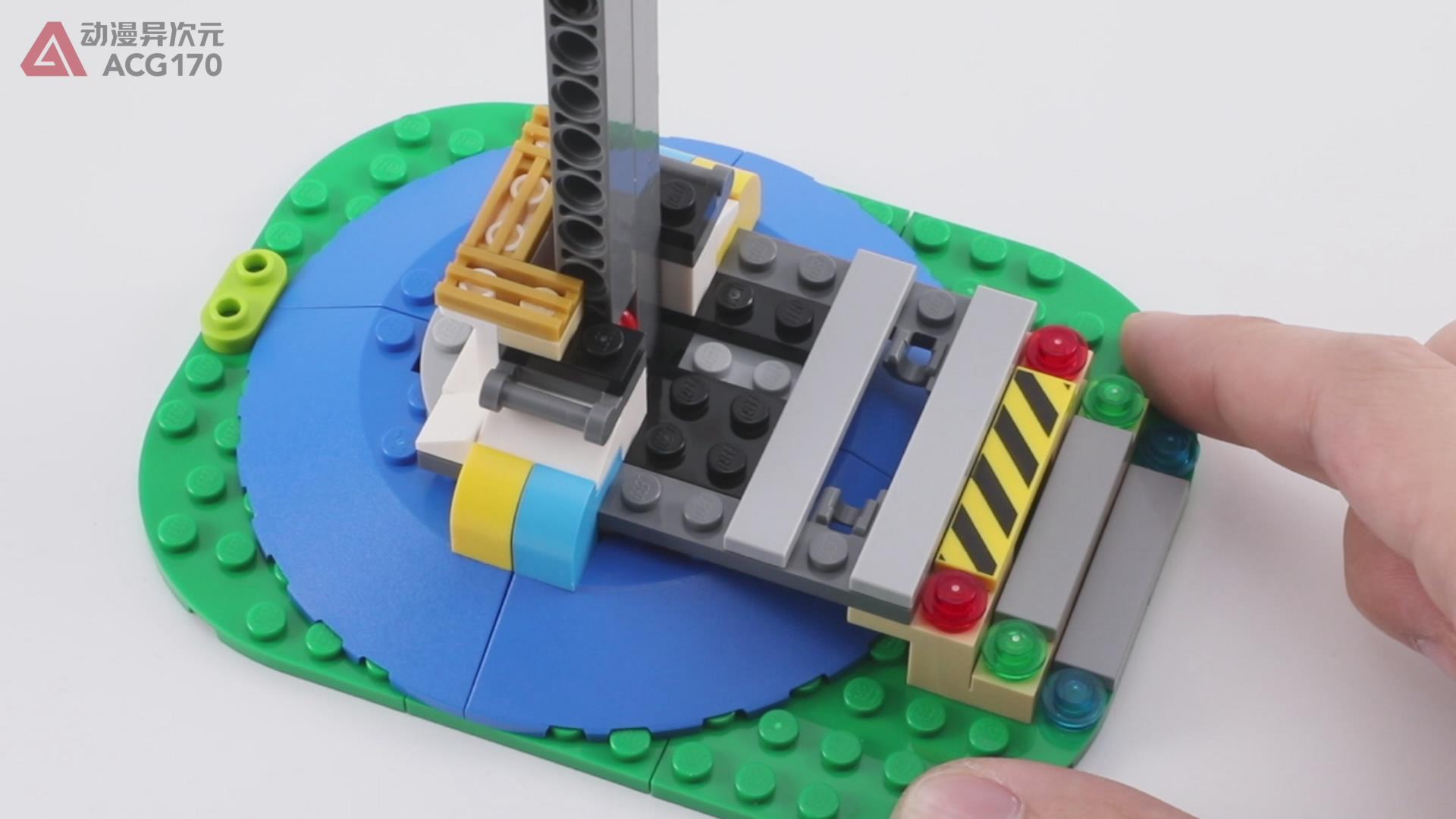 乐高大积木旋转塔,乐高百变积木塔吊