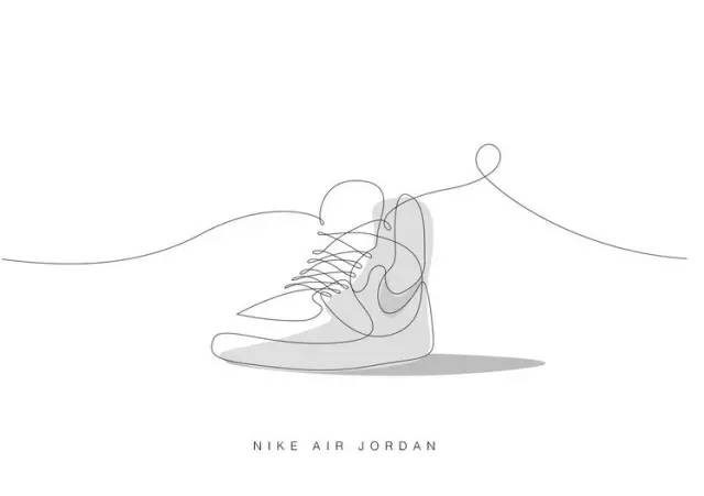 画logo有几种画法,一笔就能画出来logo