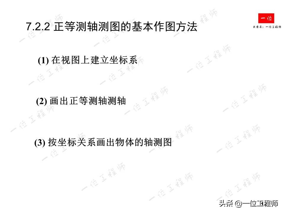 画法几何轴测图期末速成,轴测图梯形画法教程
