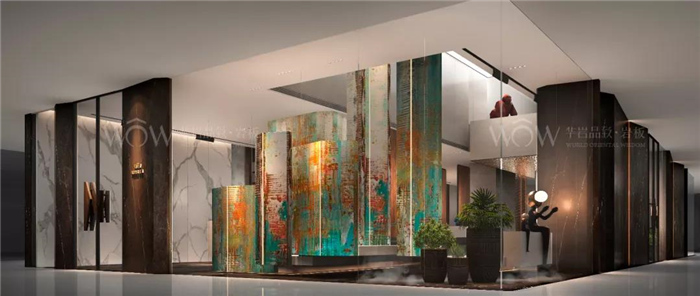 最具建筑感总部展厅亮相！华岩品致打造“百店百面”赋能“牛商”