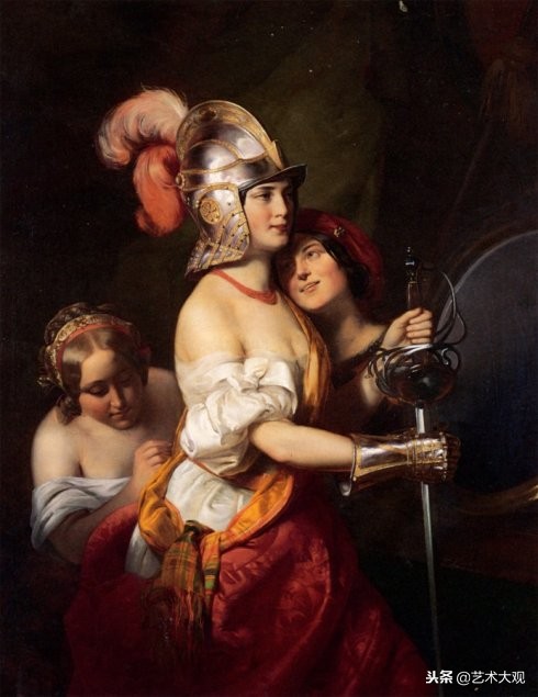 世界名画人物油画宫廷油画,世界名画人物油画作品欣赏