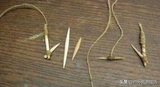 6-12岁自制鱼钩的方法,荒野求生野外自制鱼钩简单的方法