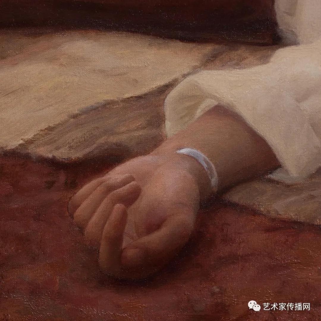 美国写实油画大师作品欣赏,写实油画中国女肖像脸部调色技巧