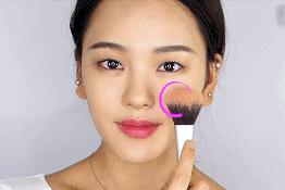 怎么打腮红可以持妆一整天,腮红快速化妆法